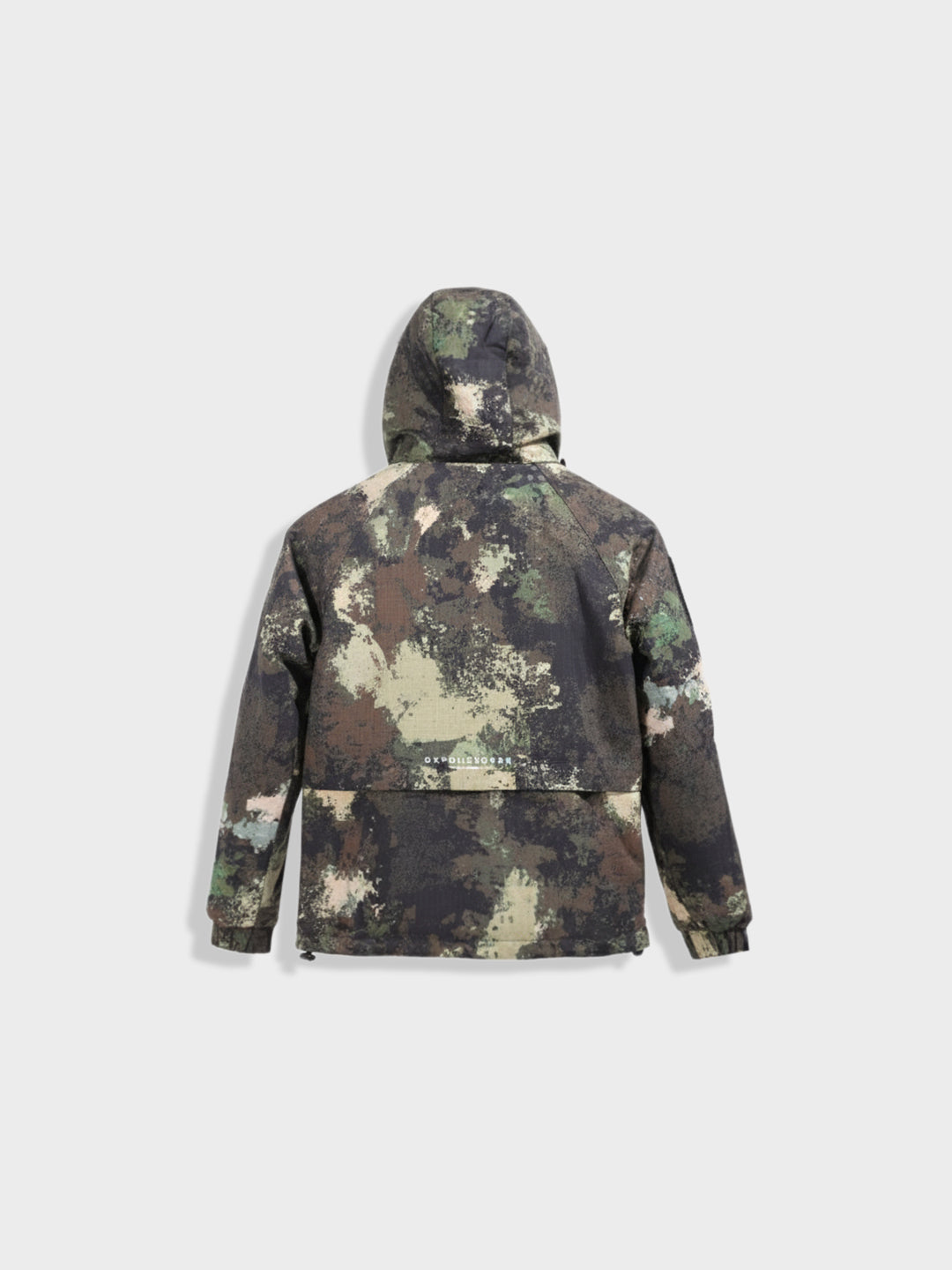 Men's Black Regular Fit Printed Casual Jacket