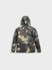 Men's Black Regular Fit Printed Casual Jacket