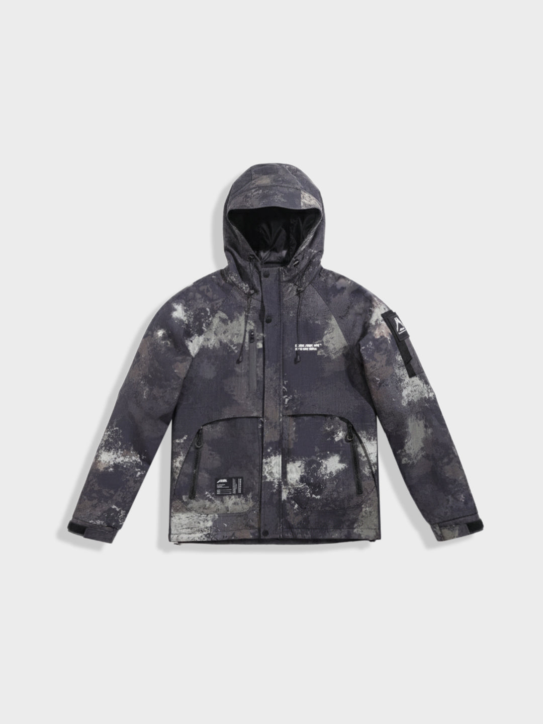 Men's Green Regular Fit Printed Casual Jacket