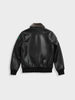 Men's Black Regular Fit Embroided Casual Jacket