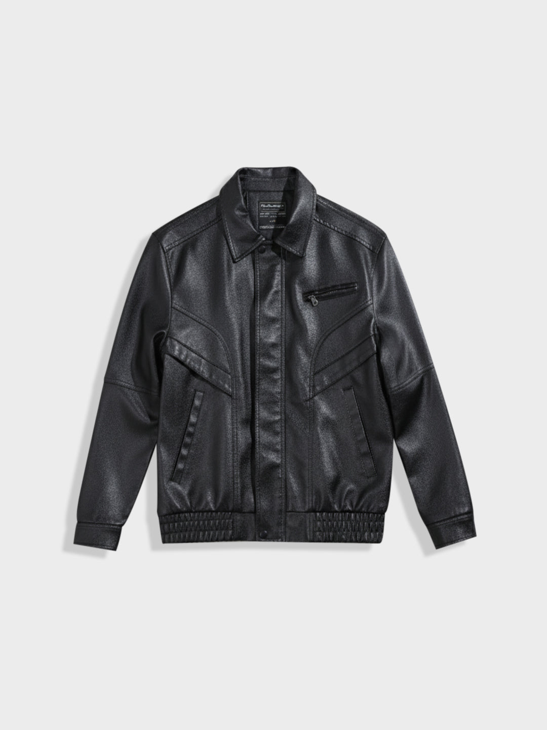 Men's Black Relaxed Fit  Casual Jacket