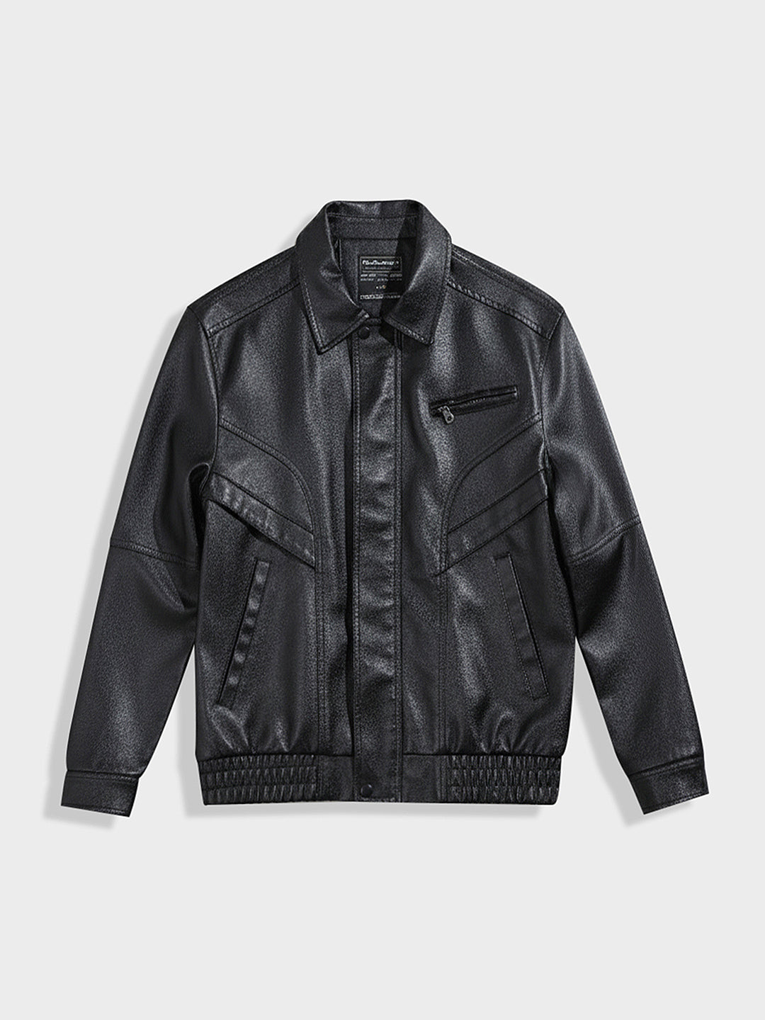 Men's Black Relaxed Fit  Casual Jacket