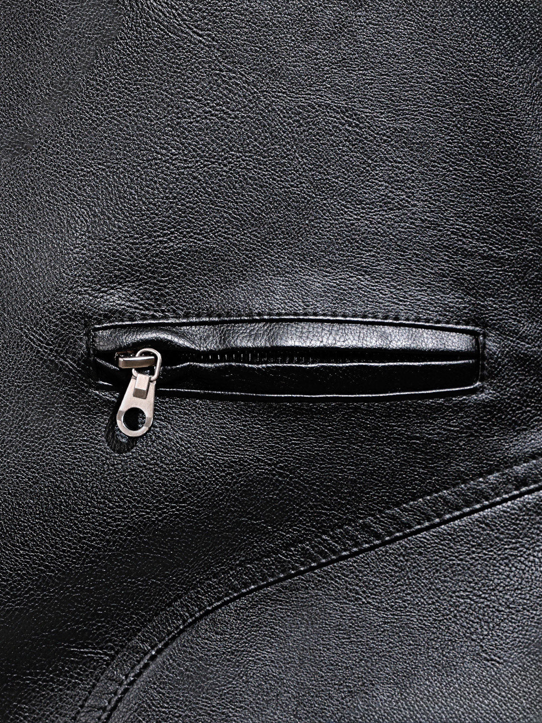 Men's Black Relaxed Fit Solid Casual Bomber Jacket