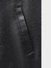 Men's Black Relaxed Fit Solid Casual Bomber Jacket