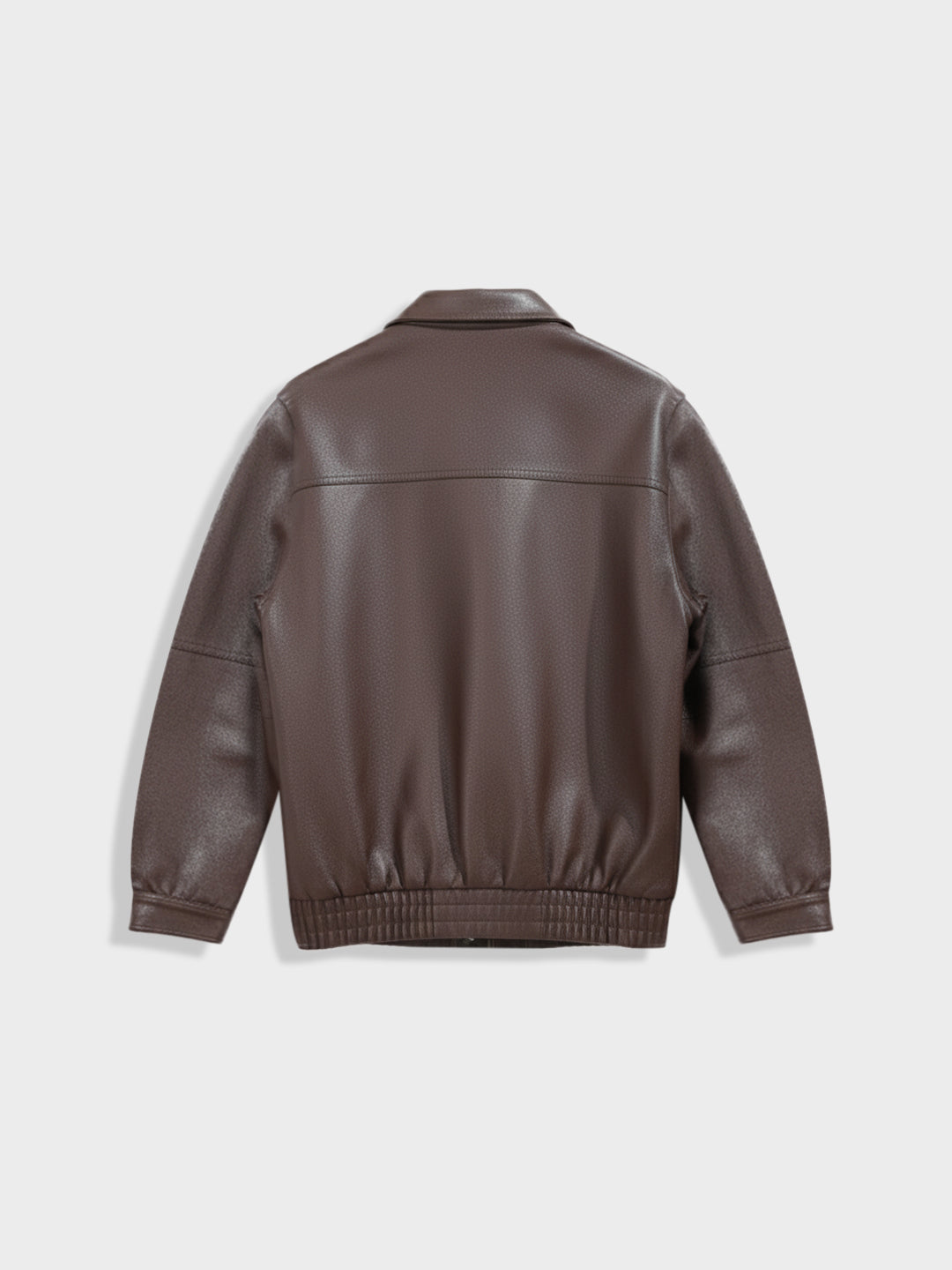 Men's Brown Relaxed Fit  Casual Jacket