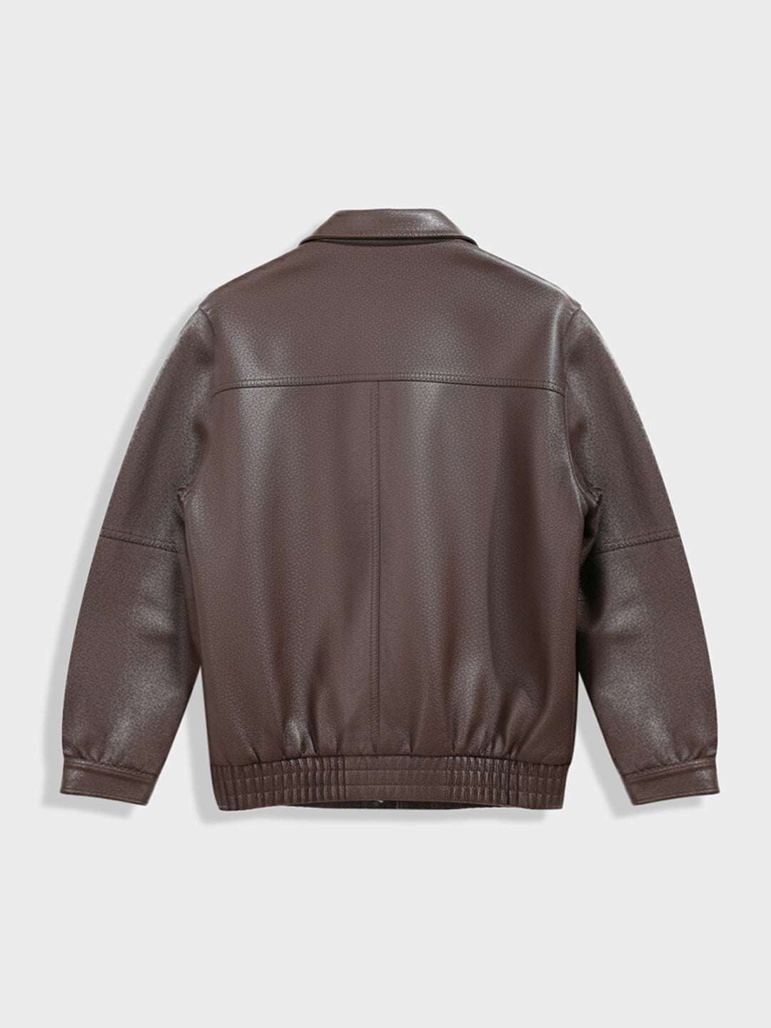 Men's Brown Relaxed Fit  Casual Jacket