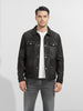 Men's Black Slim Fit  Casual Jacket
