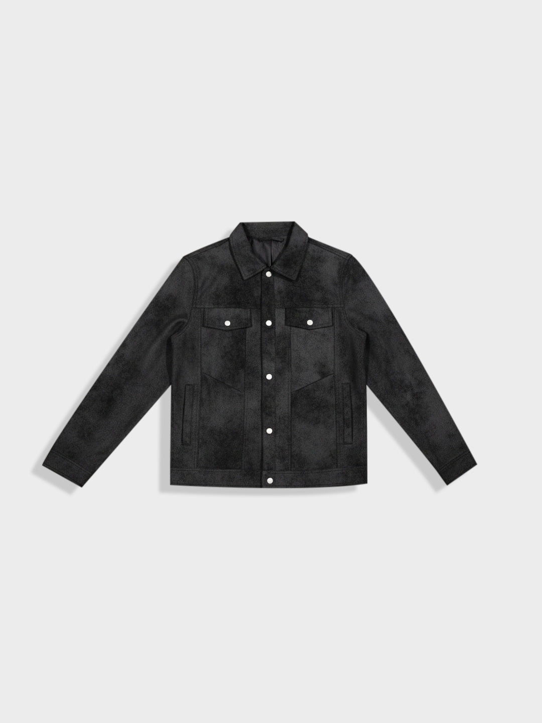 Men's Black Slim Fit  Casual Jacket