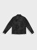 Men's Black Slim Fit Solid Casual Trucker Jacket