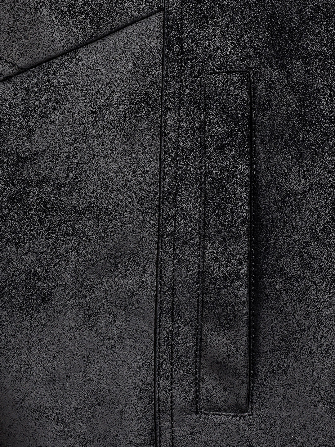 Men's Black Slim Fit  Casual Jacket