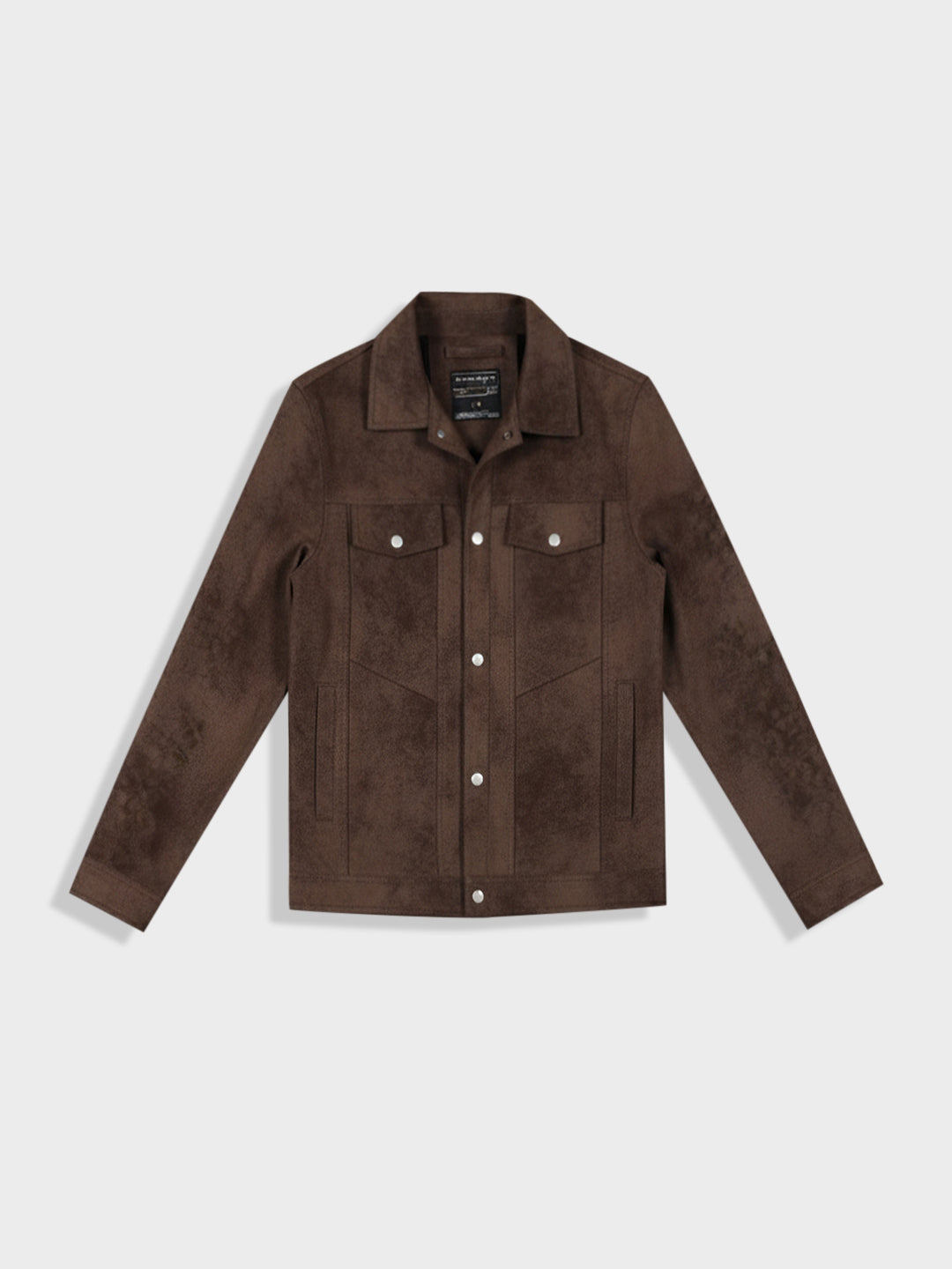 Men's Brown Slim Fit  Casual Jacket