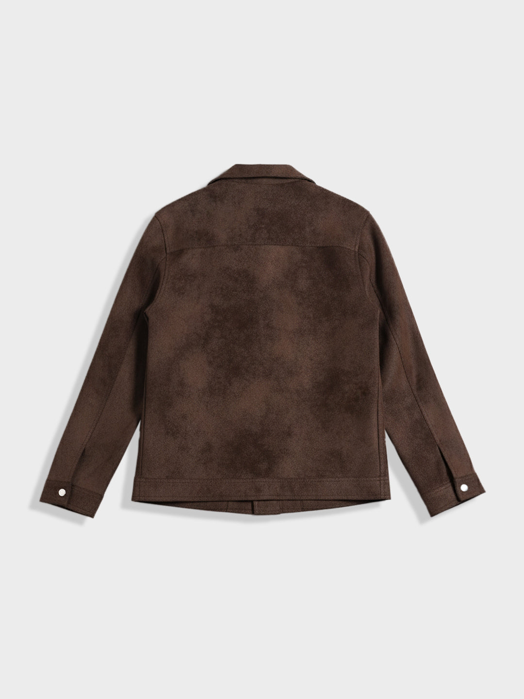Men's Brown Slim Fit  Casual Jacket