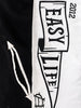 Men's Black Regular Fit Embroided Casual Jacket