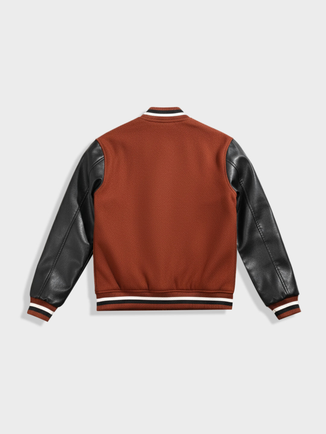 Men's Brown Regular Fit Embroided Casual Jacket