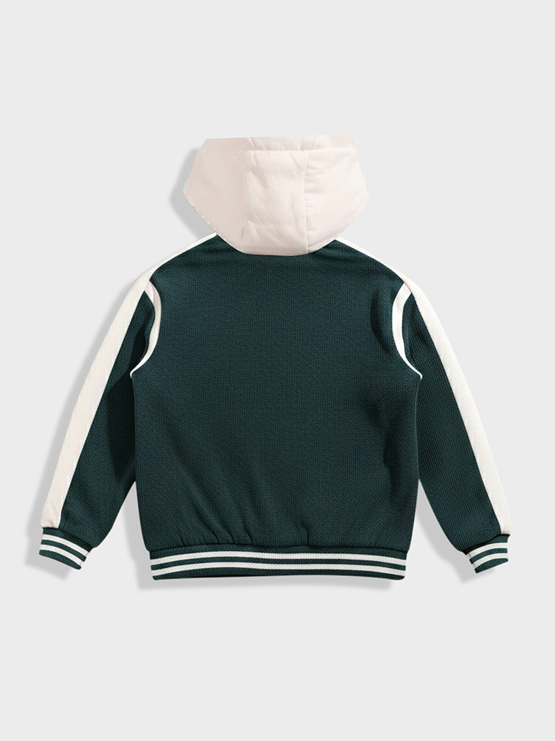 Men's Green Regular Fit Embroided Casual Jacket