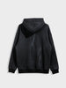 Men's Black Oversized Fit Solid Casual Sweatshirt