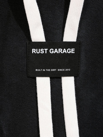 Men's Black Oversized Fit Solid Casual Sweatshirt