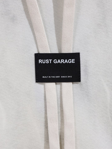 Men's White Oversized Fit Solid Casual Sweatshirt