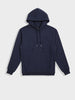 Men's Blue Oversized Fit Embroided Casual Sweatshirt