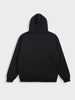 Men's Black Oversized Fit Embroided Casual Sweatshirt