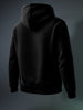 Men's Black Oversized Fit Embroided Casual Sweatshirt