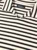 Men's Black Slim Fit Striped Casual T-Shirt