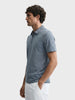 Men's Black Slim Fit Printed Casual T-Shirt