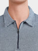 Men's Black Slim Fit Printed Casual T-Shirt