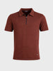 Men's Rust Slim Fit Printed Casual T-Shirt