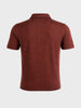 Men's Rust Slim Fit Printed Casual T-Shirt