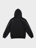 Men's Black Relaxed Fit Embroided Casual Sweatshirt