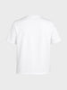 Men's White Relaxed Fit Printed Casual T-Shirt