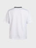 Men's White Relaxed Fit Embroidered Casual T-Shirt