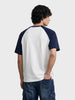 Men's White Relaxed Fit Graphic Printed Casual T-Shirt