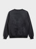 Men's Black Relaxed Fit Printed Casual Sweatshirt