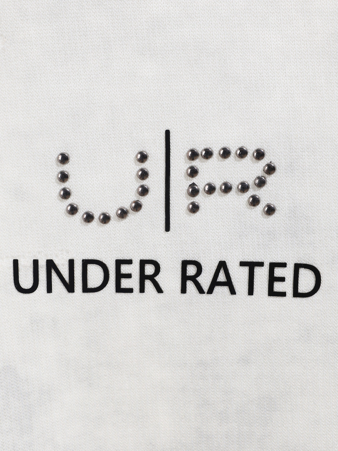 Men's Cream Relaxed Fit Printed Casual Sweatshirt