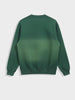 Men's Green Relaxed Fit Printed Casual Sweatshirt