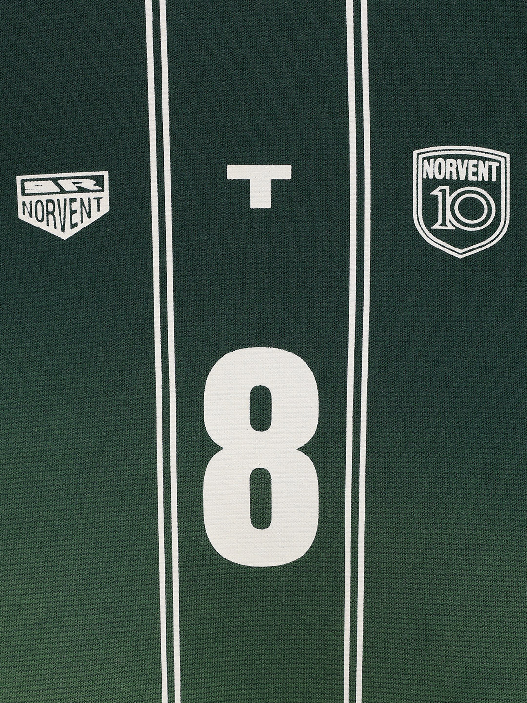 Men's Green Relaxed Fit Printed Casual Sweatshirt