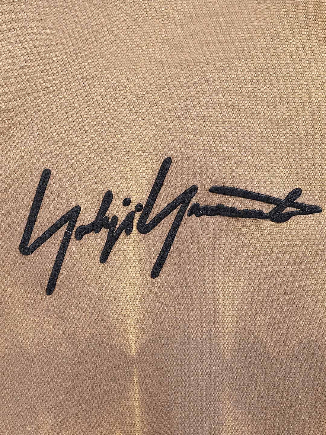 Men's Beige Relaxed Fit Embroided Casual Sweatshirt