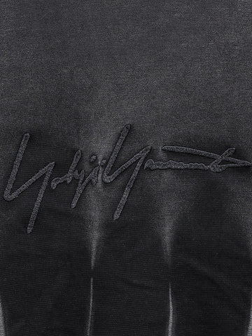 Men's Black Relaxed Fit Embroided Casual Sweatshirt