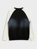 Men's Black Relaxed Fit Embroided Casual Sweatshirt