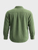 Men's Green Regular Fit Solid Casual Shirt