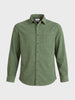 Men's Green Regular Fit Solid Casual Shirt