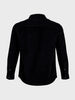 Men's Black Regular Fit Solid Casual Shirt
