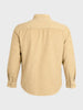 Men's Khaki Regular Fit Solid Casual Shirt