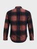 Men's Brown Slim Fit Checked Casual Shirt