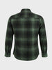 Men's Green Slim Fit Checked Casual Shirt