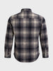 Men's Grey Slim Fit Checked Casual Shirt