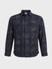 Men's Black Regular Fit Printed Casual Shirt