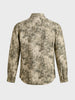 Men's Olive Regular Fit Printed Casual Shirt